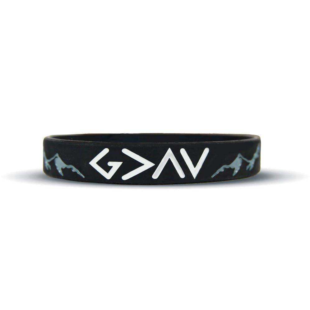 God Is Greater Than The Highs and Lows Wristband - Skoutley Outdoors LLC