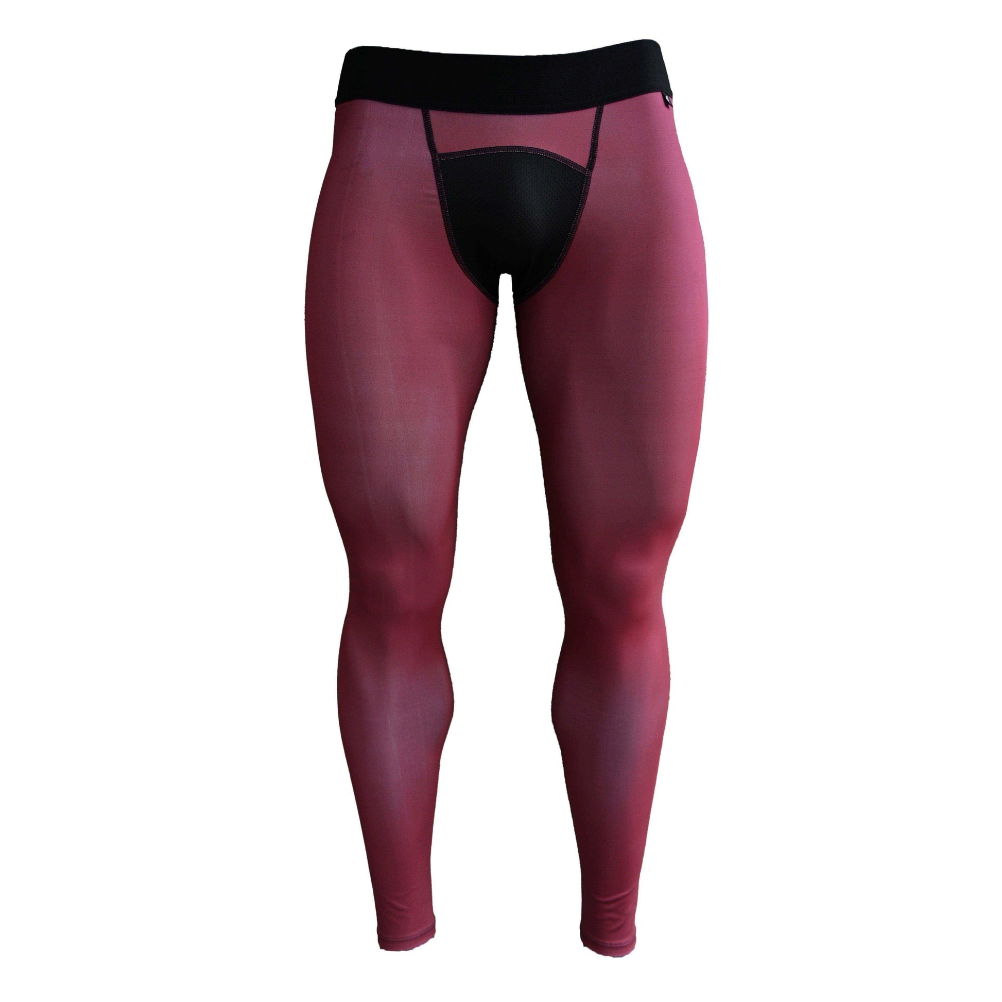 Maroon Compression Tights - Skoutley Outdoors LLC