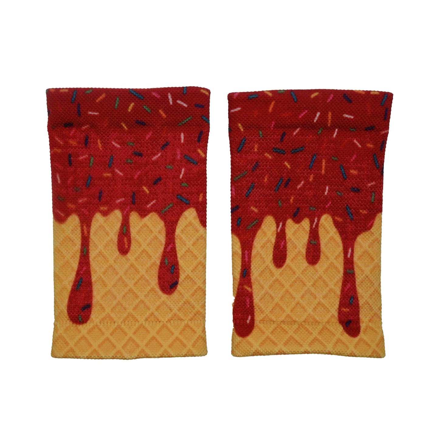 Red Ice Cream Wrist Support Sleeves - Skoutley Outdoors LLC