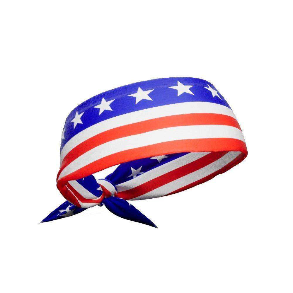 Stars & Stripes Tie Headband - Skoutley Outdoors LLC