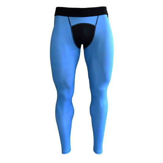 Light Blue Compression Tights - Skoutley Outdoors LLC