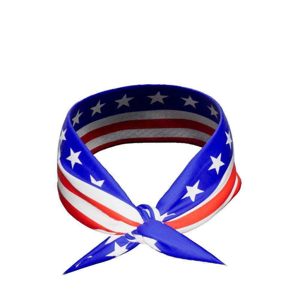 Stars & Stripes Tie Headband - Skoutley Outdoors LLC