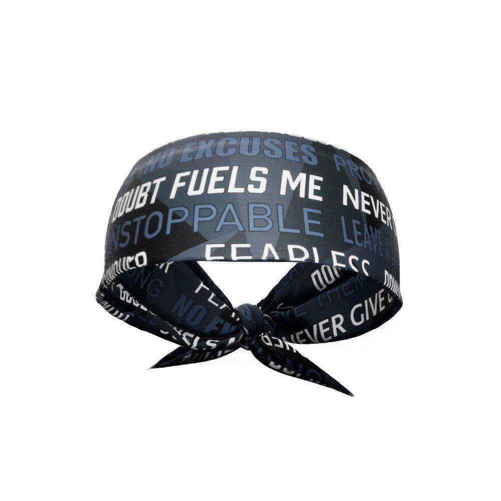 Dark Motivational Tie Headband - Skoutley Outdoors LLC