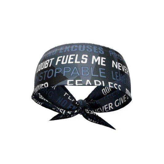 Dark Motivational Tie Headband - Skoutley Outdoors LLC