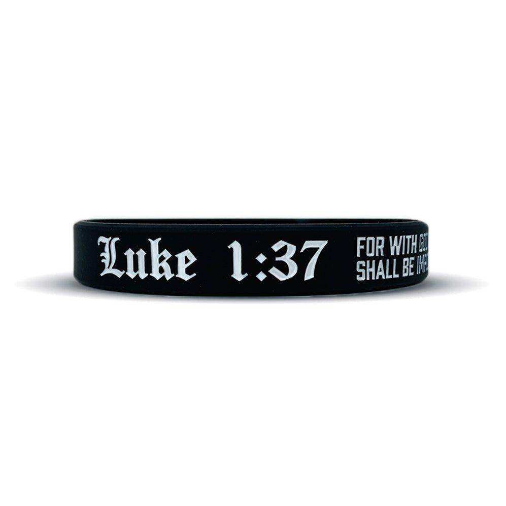 Luke 1:37 Wristband - Skoutley Outdoors LLC