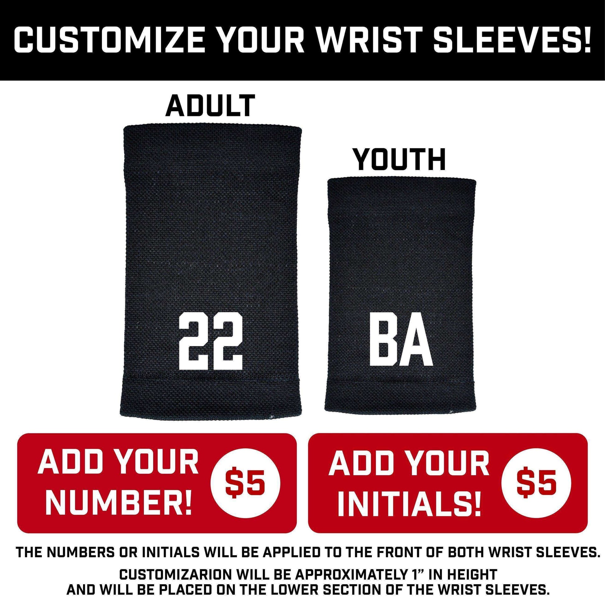 Black Ice Cream Wrist Support Sleeves - Skoutley Outdoors LLC