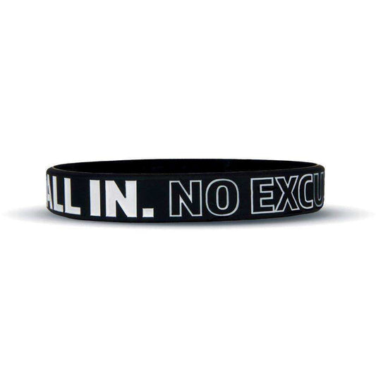 ALL IN. NO EXCUSES. Wristband - Skoutley Outdoors LLC