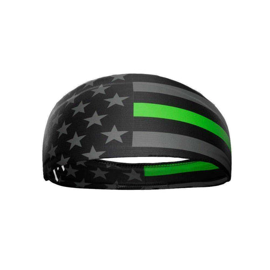 Thin Lime Green Line Headband - Skoutley Outdoors LLC