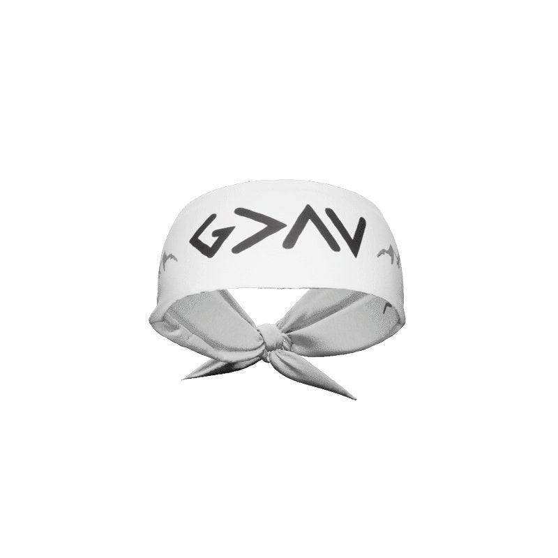 God Is Greater Than The Highs and Lows Tie Headband - Skoutley Outdoors LLC