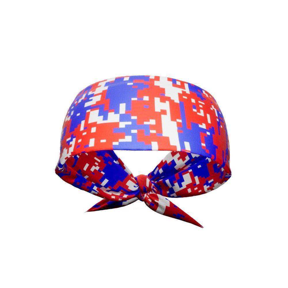 RWB Digi Camo Tie Headband - Skoutley Outdoors LLC