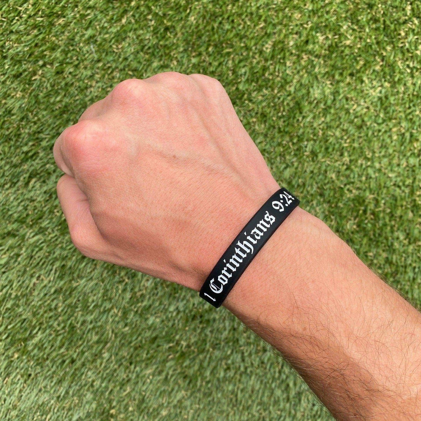 1 Corinthians 9:24 Wristband - Skoutley Outdoors LLC