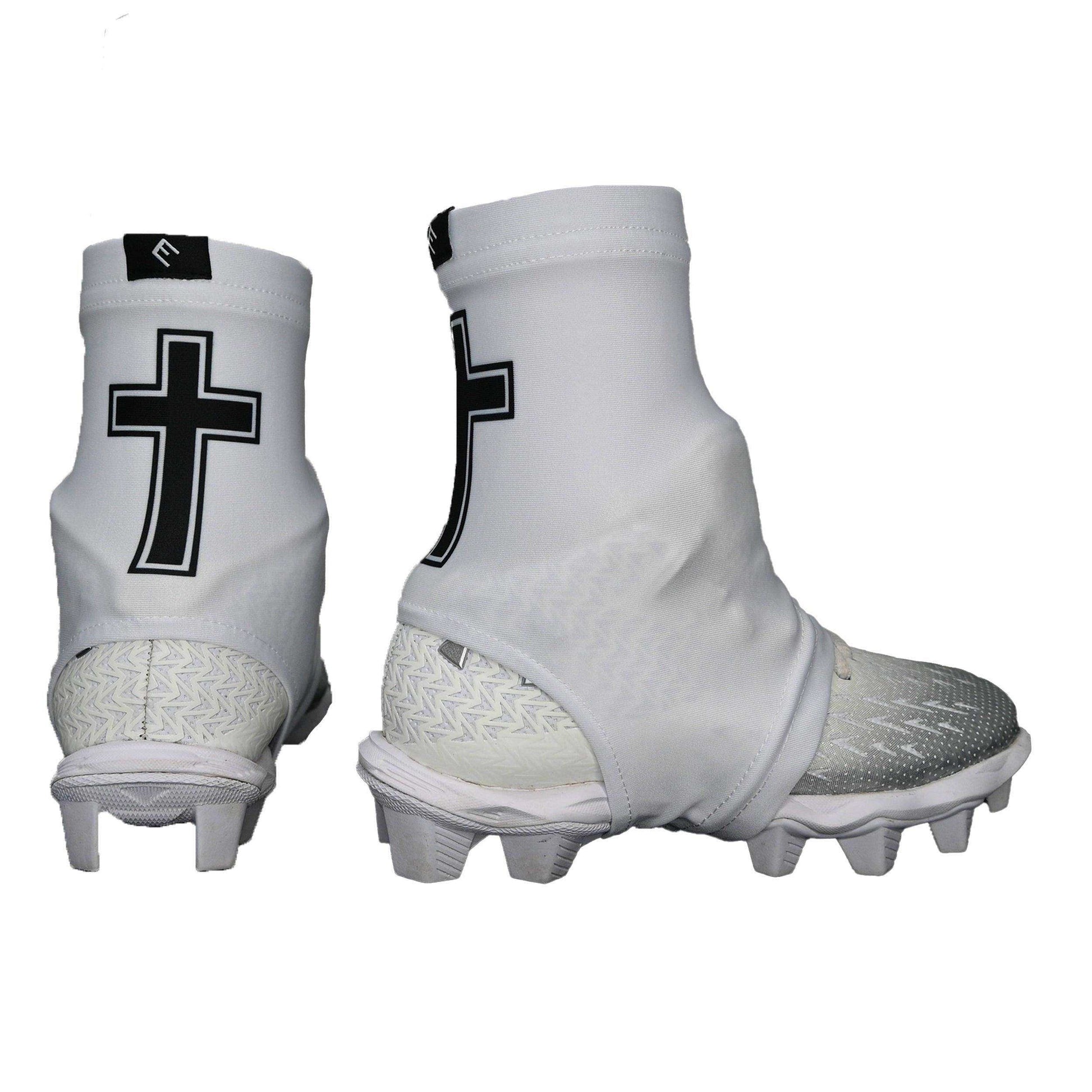 Faith Cross White Cleat Covers - Skoutley Outdoors LLC