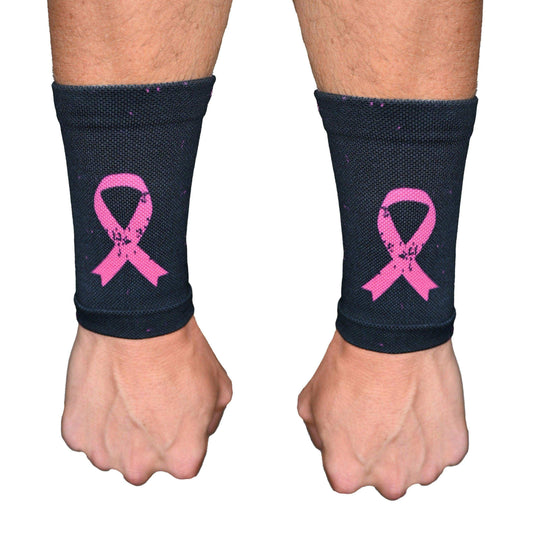 Pink Splattered Breast Cancer Wrist Support Sleeves - Skoutley Outdoors LLC