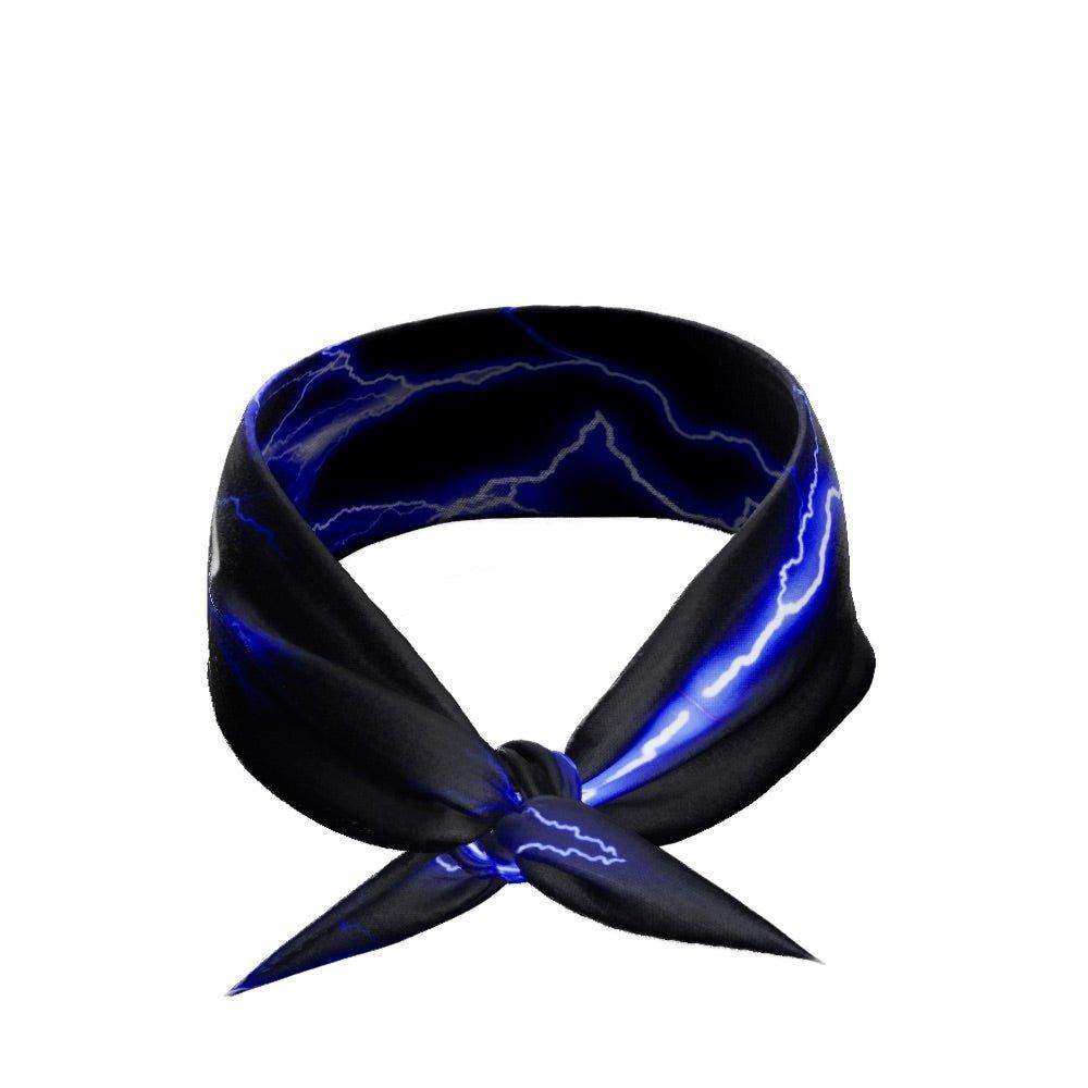 Blue Lightning Tie Headband - Skoutley Outdoors LLC