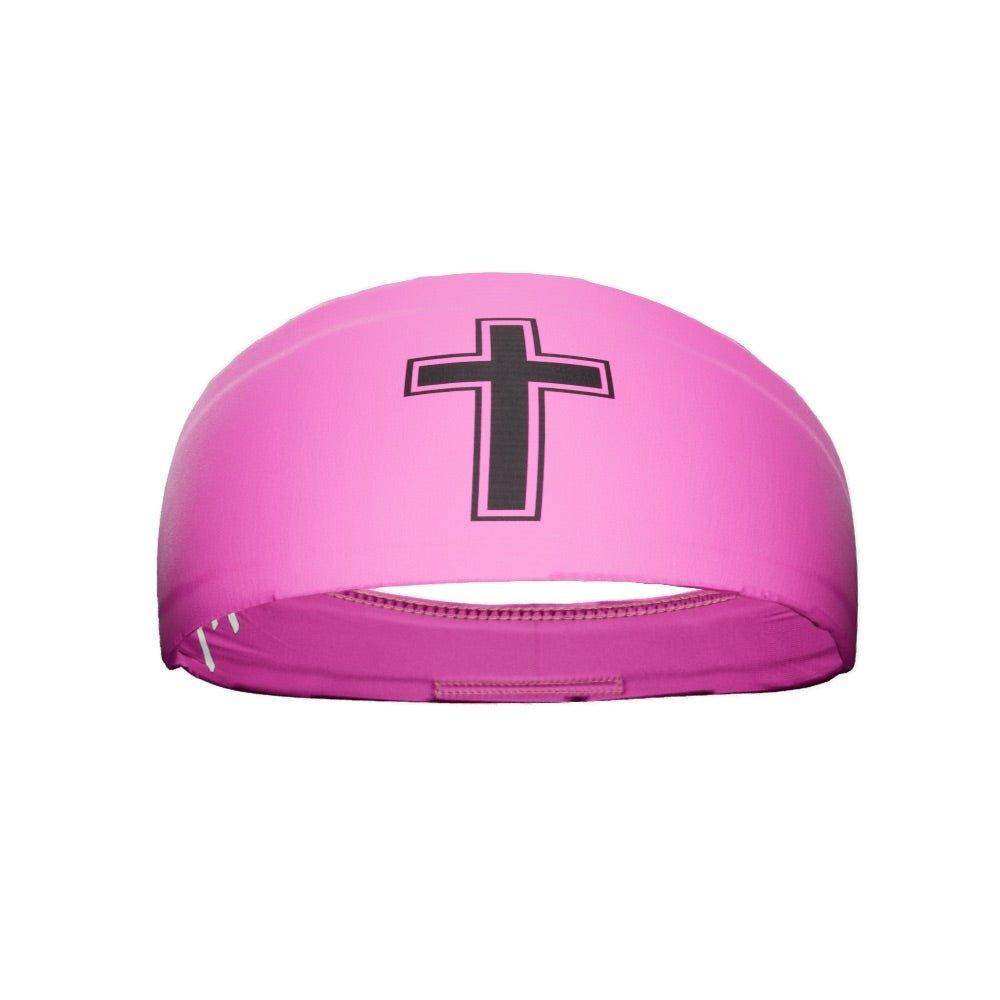 Faith Cross Pink Headband - Skoutley Outdoors LLC