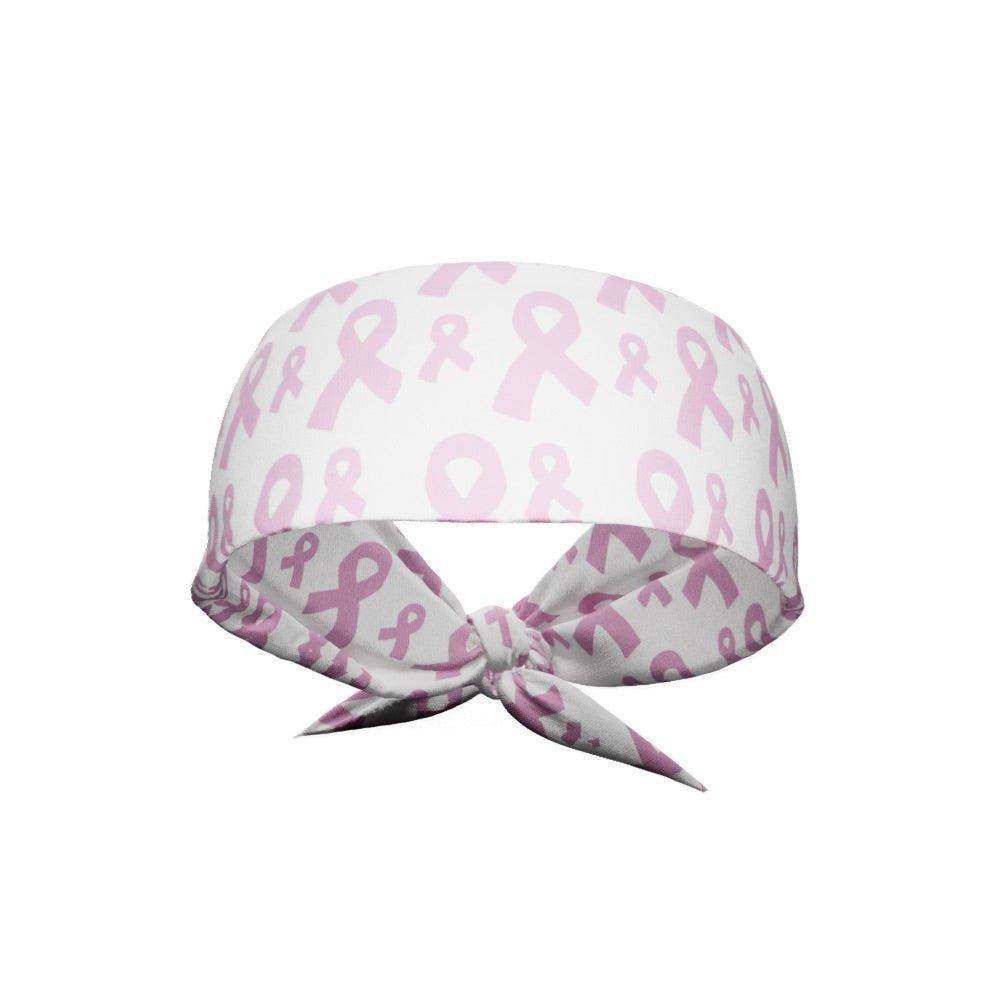 Breast Cancer Ribbons Tie Headband - Skoutley Outdoors LLC