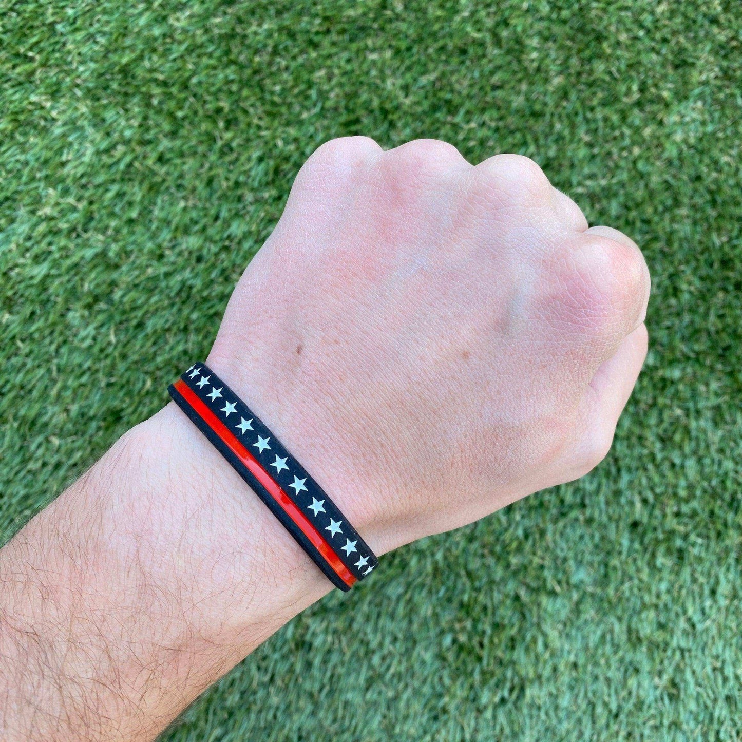 Thin Red Line Wristband - Skoutley Outdoors LLC