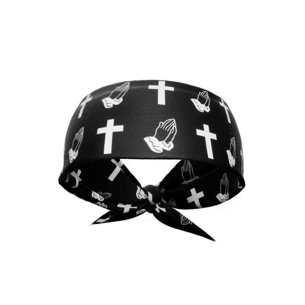 Praying Crosses Tie Headband - Skoutley Outdoors LLC