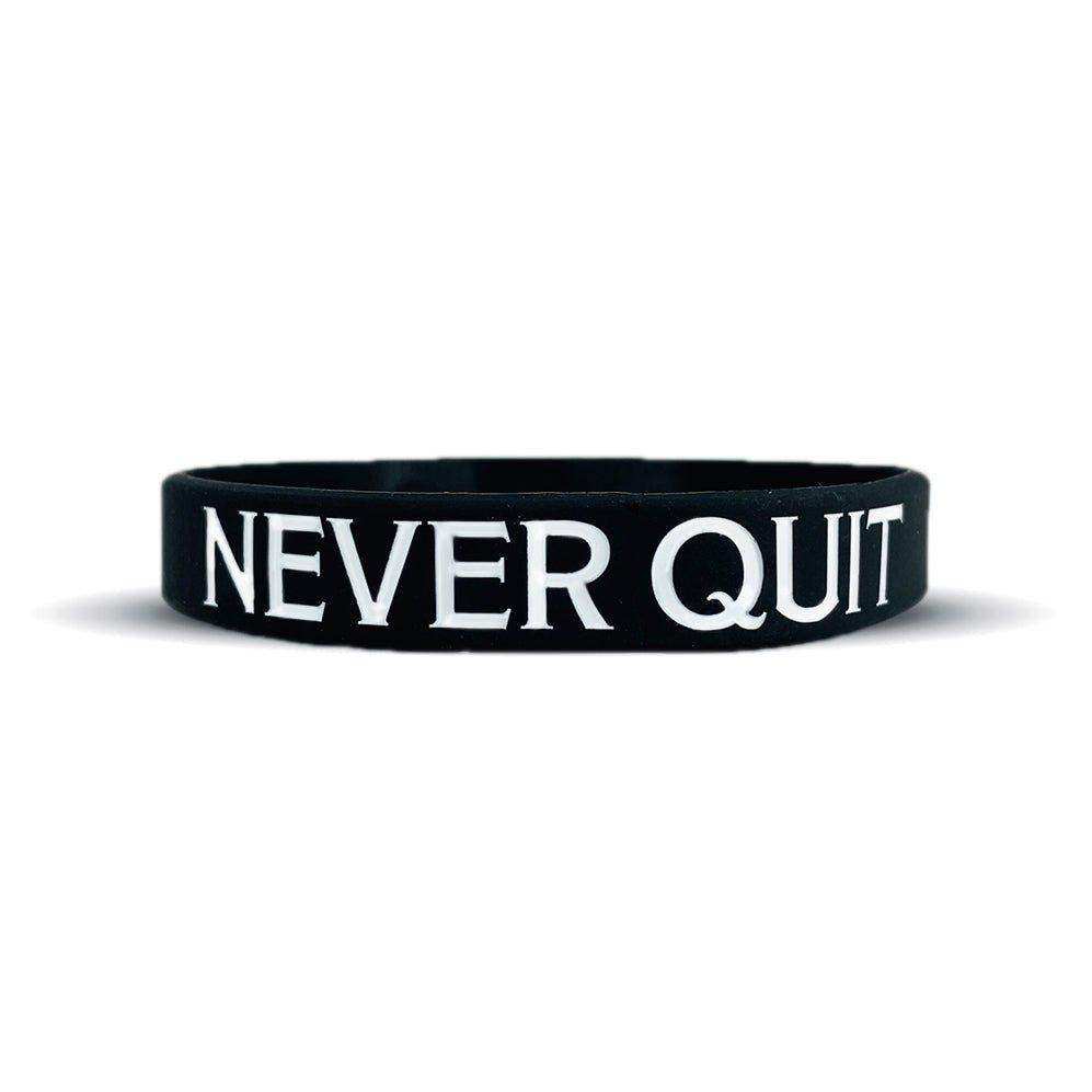 NEVER QUIT Wristband - Skoutley Outdoors LLC