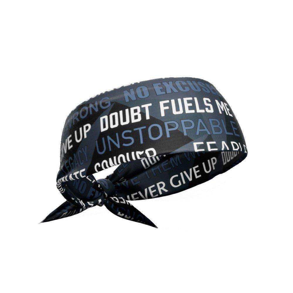 Dark Motivational Tie Headband - Skoutley Outdoors LLC