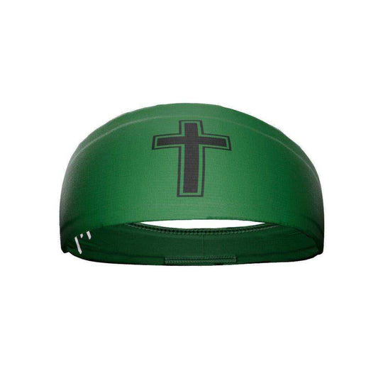 Faith Cross Green Headband - Skoutley Outdoors LLC