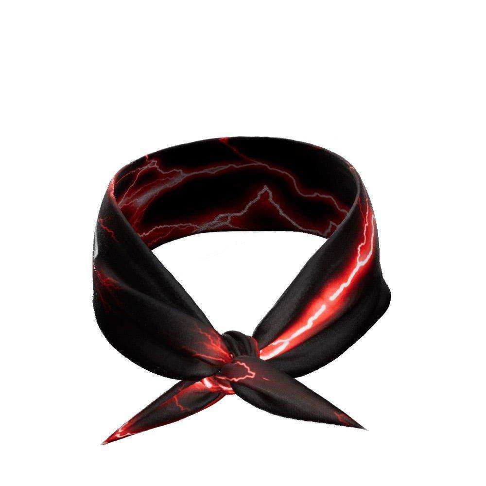 Red Lightning Tie Headband - Skoutley Outdoors LLC