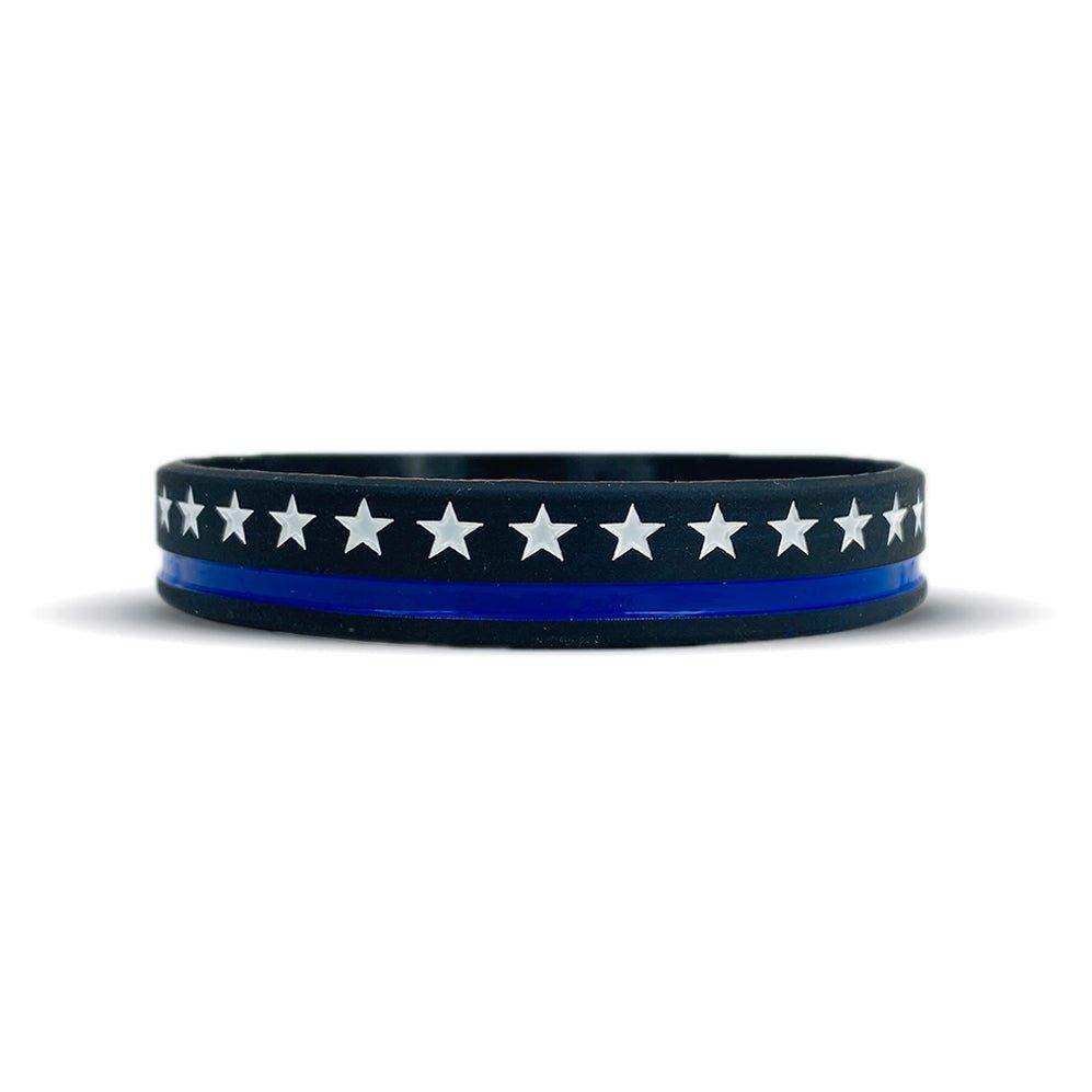 Thin Blue Line Wristband - Skoutley Outdoors LLC