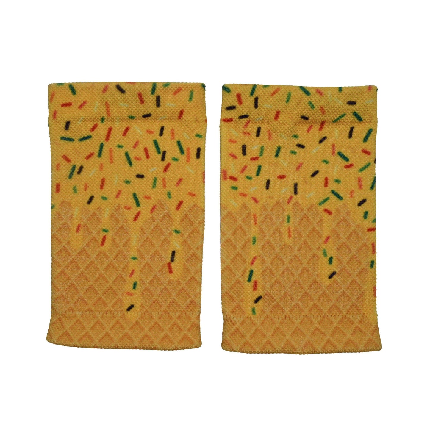 Yellow Ice Cream Wrist Support Sleeves - Skoutley Outdoors LLC