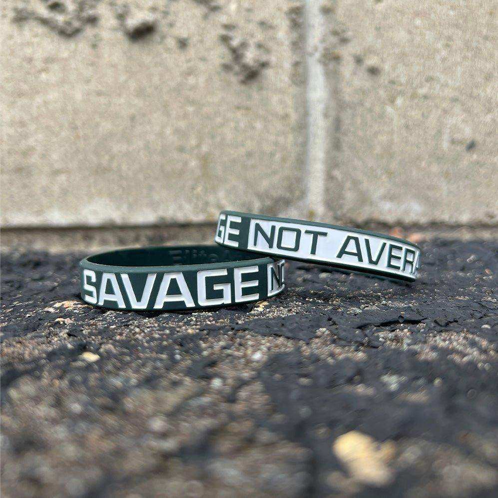 SAVAGE NOT AVERAGE Wristband - Skoutley Outdoors LLC