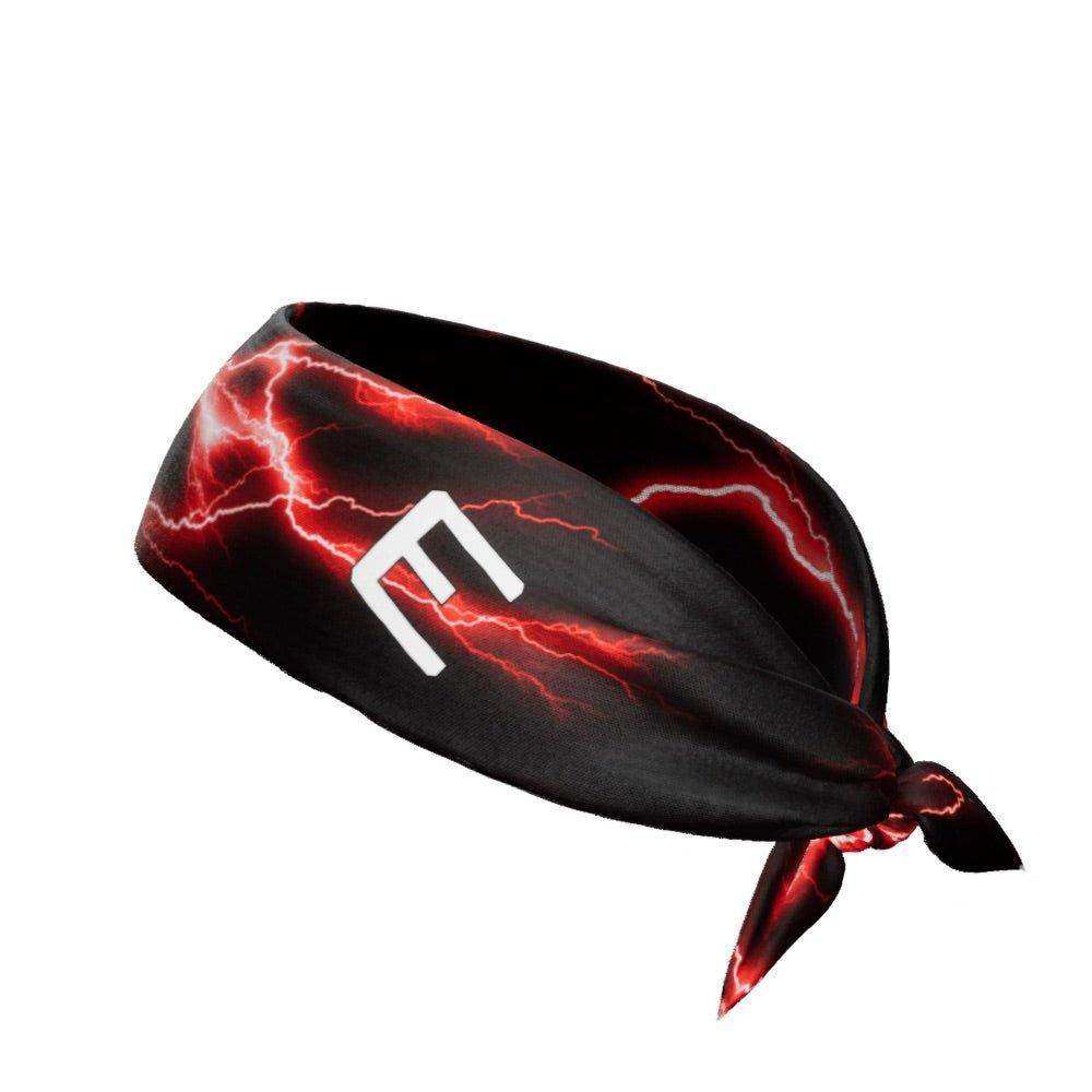 Red Lightning Tie Headband - Skoutley Outdoors LLC