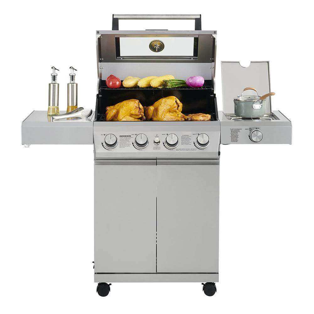 Mesa 400M | Stainless Propane Gas Grill - Skoutley Outdoors LLC