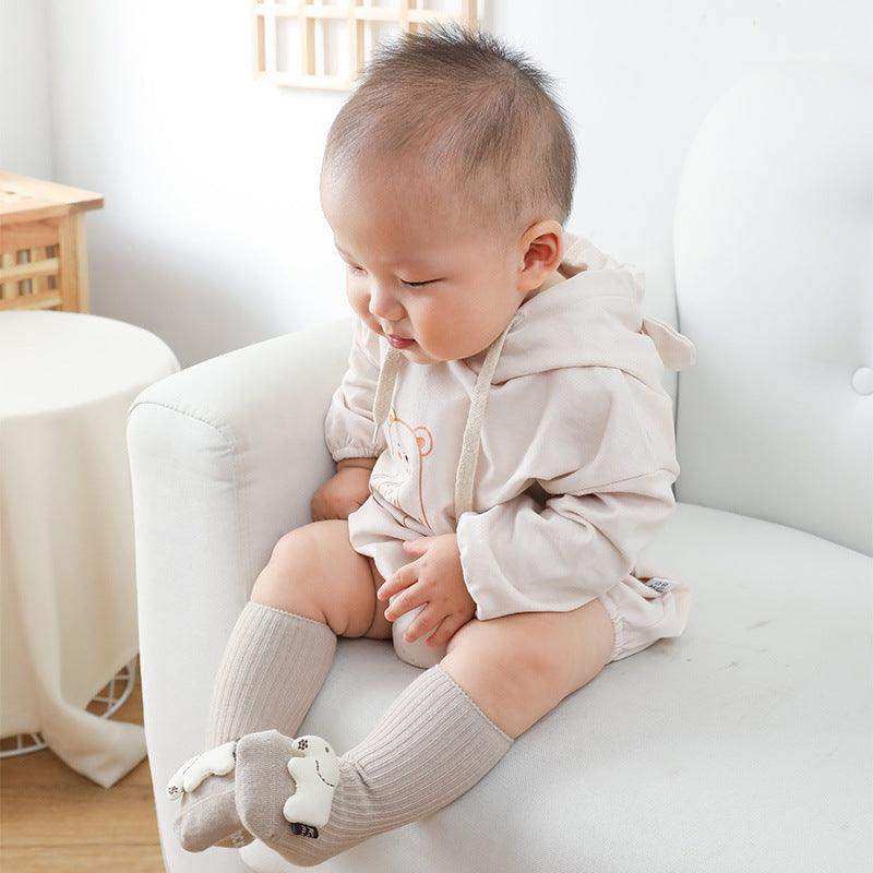 Baby Cartoon 3D Doll Patched Pattern Non-Slip Floor Socks - Skoutley Outdoors LLC