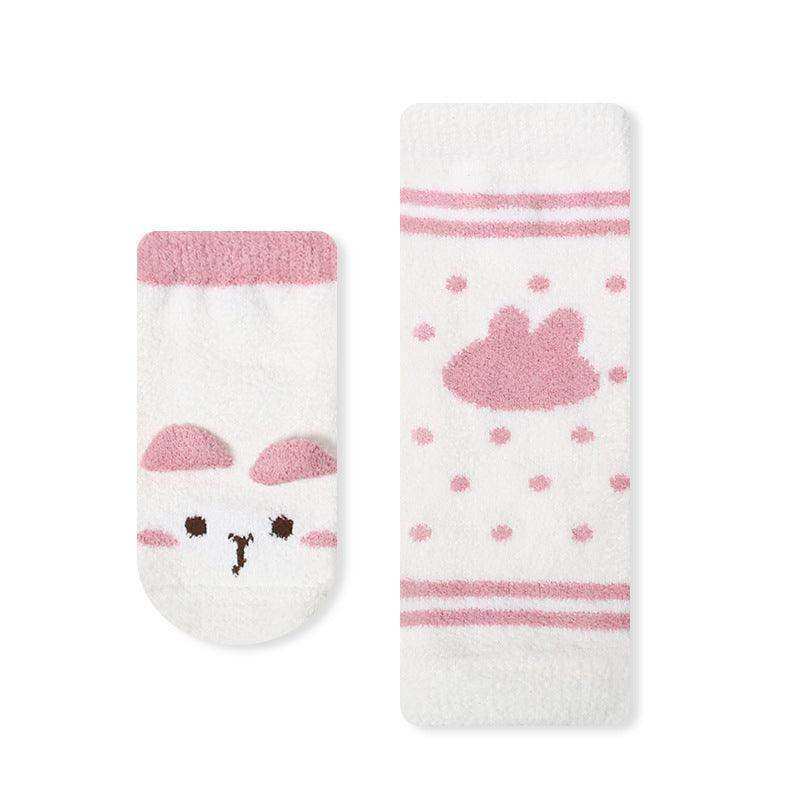 Baby Cartoon Animal Print Pattern Non-Slip Warm Long Socks - Skoutley Outdoors LLC