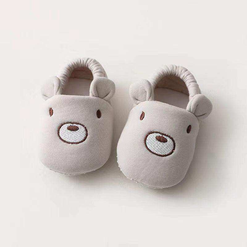 Baby Cartoon Animal Embroidered Graphic Cotton Filling Design Warm Toddle Shoes - Skoutley Outdoors LLC