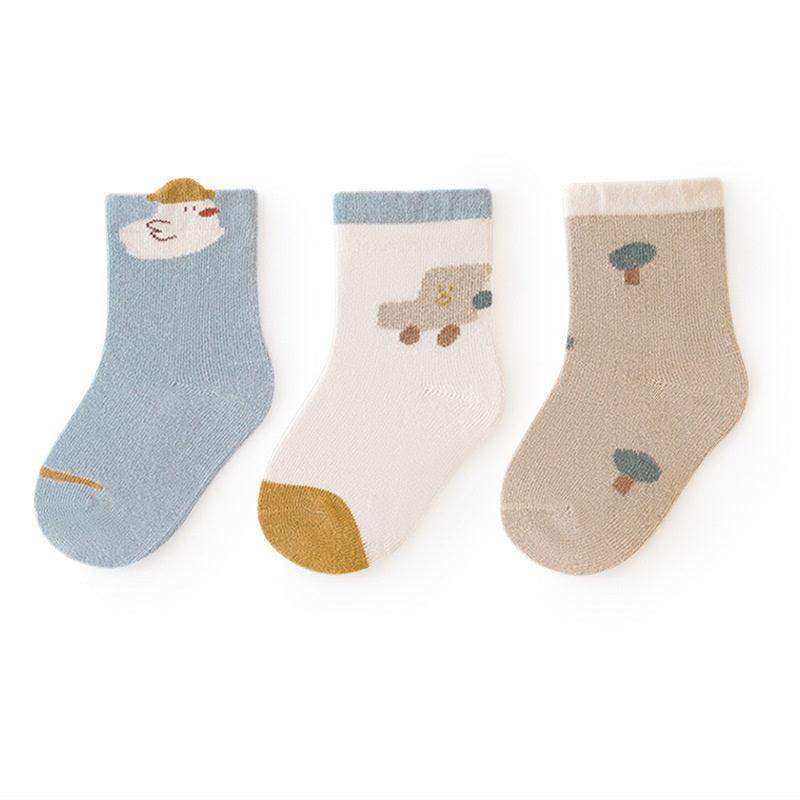 Baby Unisex Breathable Comfy Cartoon Socks Set - Skoutley Outdoors LLC