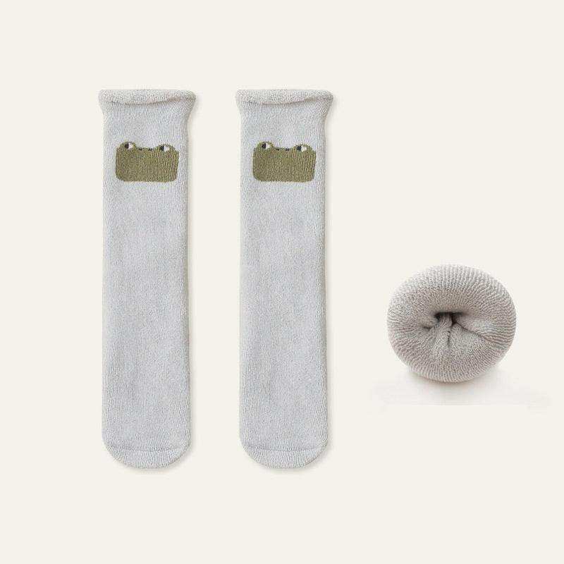 Thickened Fleece-Lined Baby Socks For Autumn/Winter: Long Tube Socks For Newborns, Boys, Girls, And Infants - Skoutley Outdoors LLC