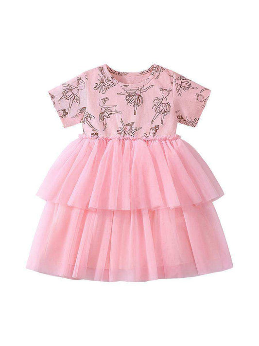 Summer Mesh Princess Dress for Girls, European and American Cute Baby Dress - Skoutley Outdoors LLC