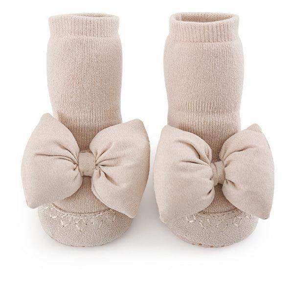 Baby Girl Big Bows Design Non-Slip Mid Tube Shoes - Skoutley Outdoors LLC