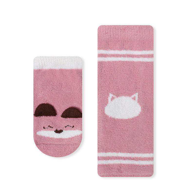 Baby Cartoon Animal Print Pattern Non-Slip Warm Long Socks - Skoutley Outdoors LLC