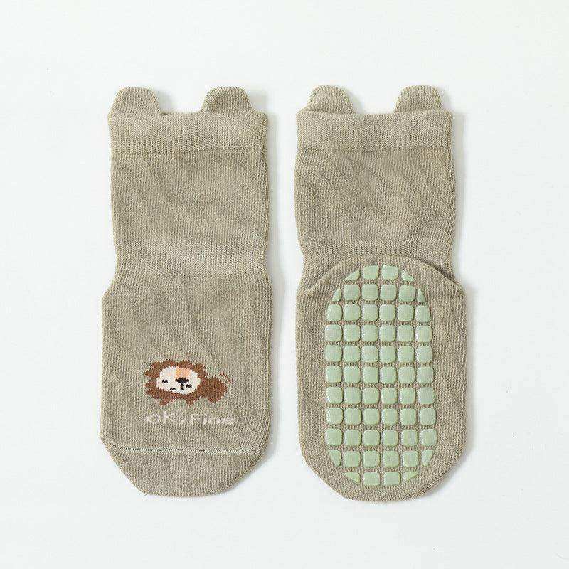 Baby Cartoon Animal Graphic Non-Slip Design Cute Socks - Skoutley Outdoors LLC