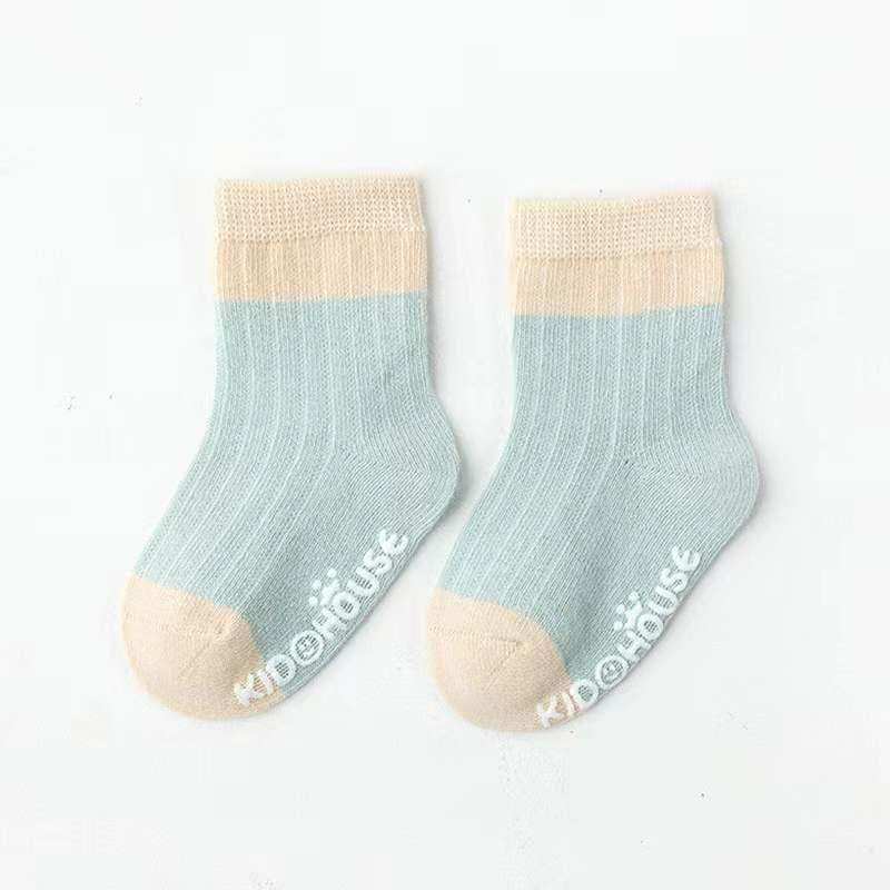 Baby Two Colors Contrast Boneless Bottom Dispensing Socks 1 Lot = 5 Pairs - Skoutley Outdoors LLC