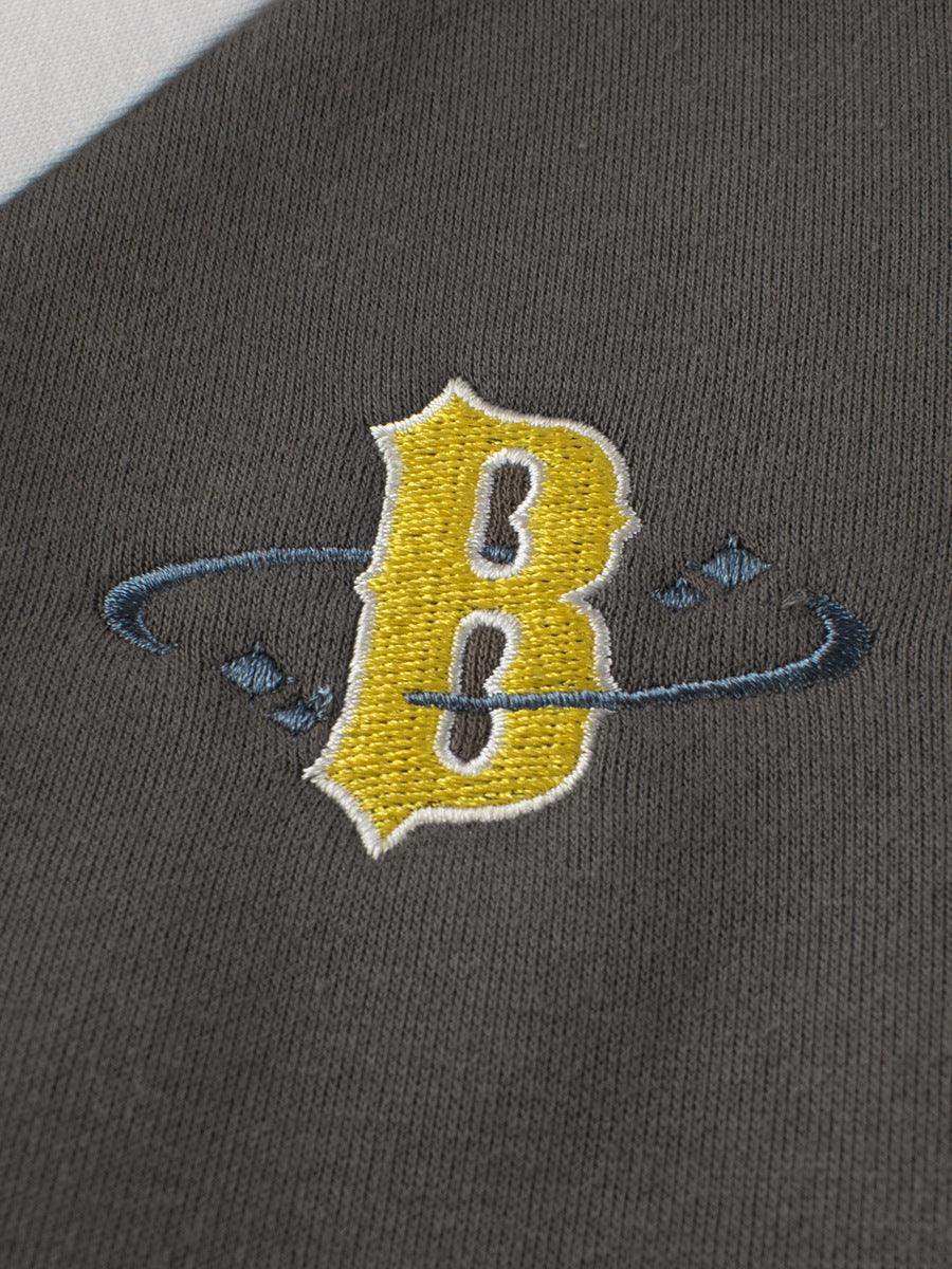 Boys and Girls Letters Pattern Contrast Design Color Patchwork Single Breasted Baseball Coat - Skoutley Outdoors LLC