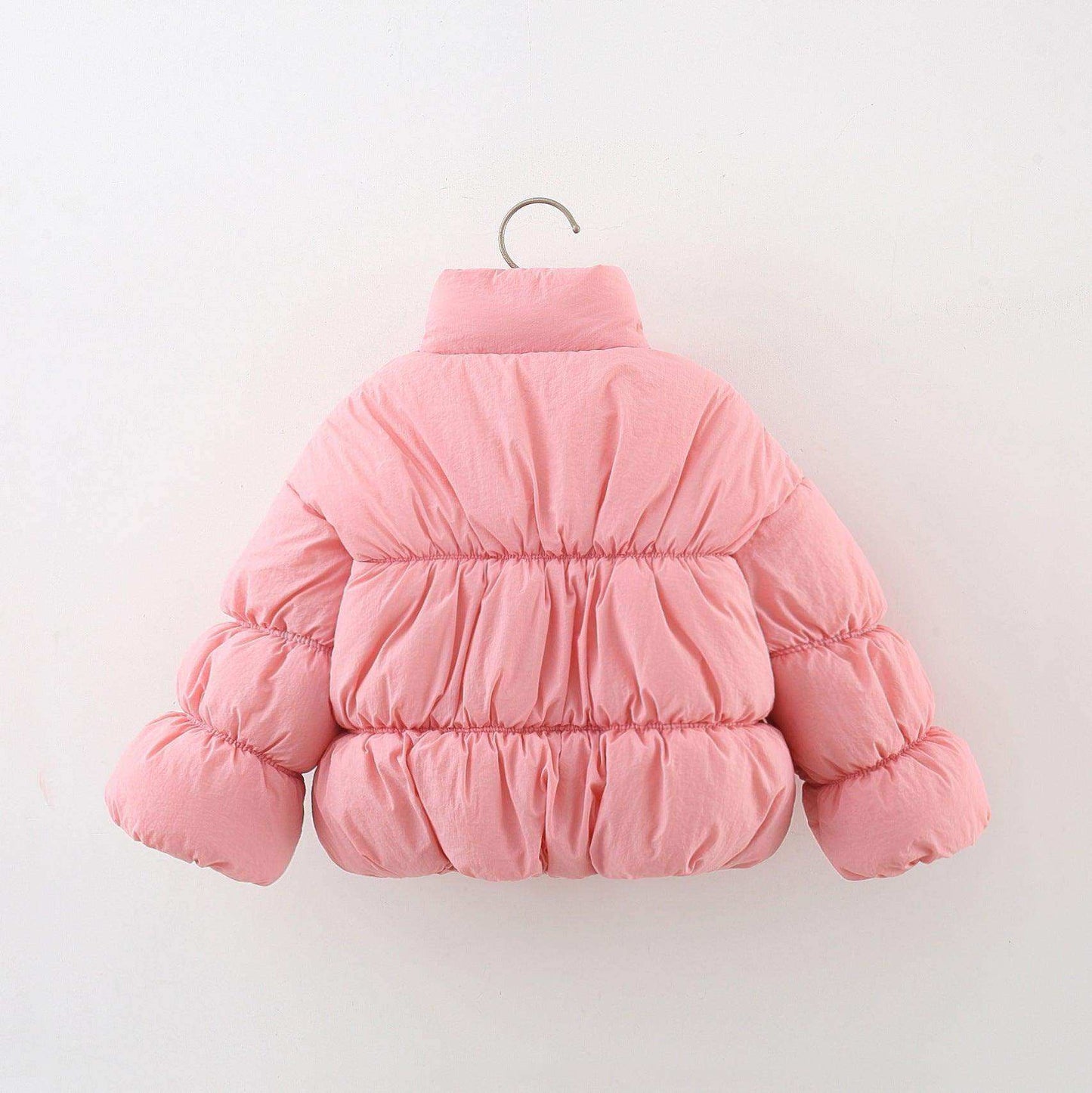 Arrival Baby Kids Girls Heart Pattern Single Breasted Thick Fleece-inside Coat - Skoutley Outdoors LLC