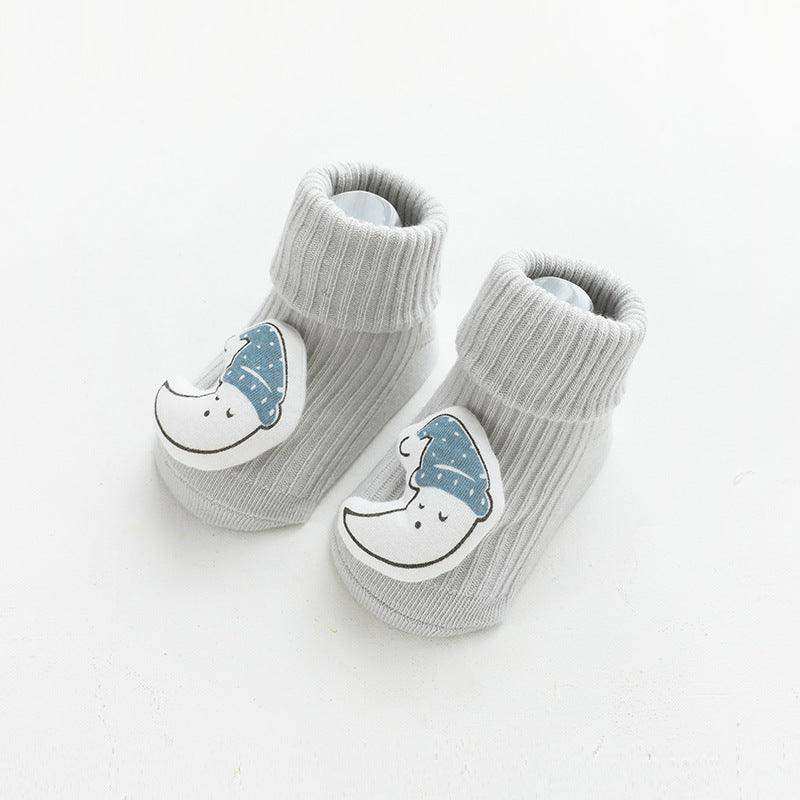 Baby Cartoon 3D Doll Patched Pattern Non-Slip Floor Socks - Skoutley Outdoors LLC