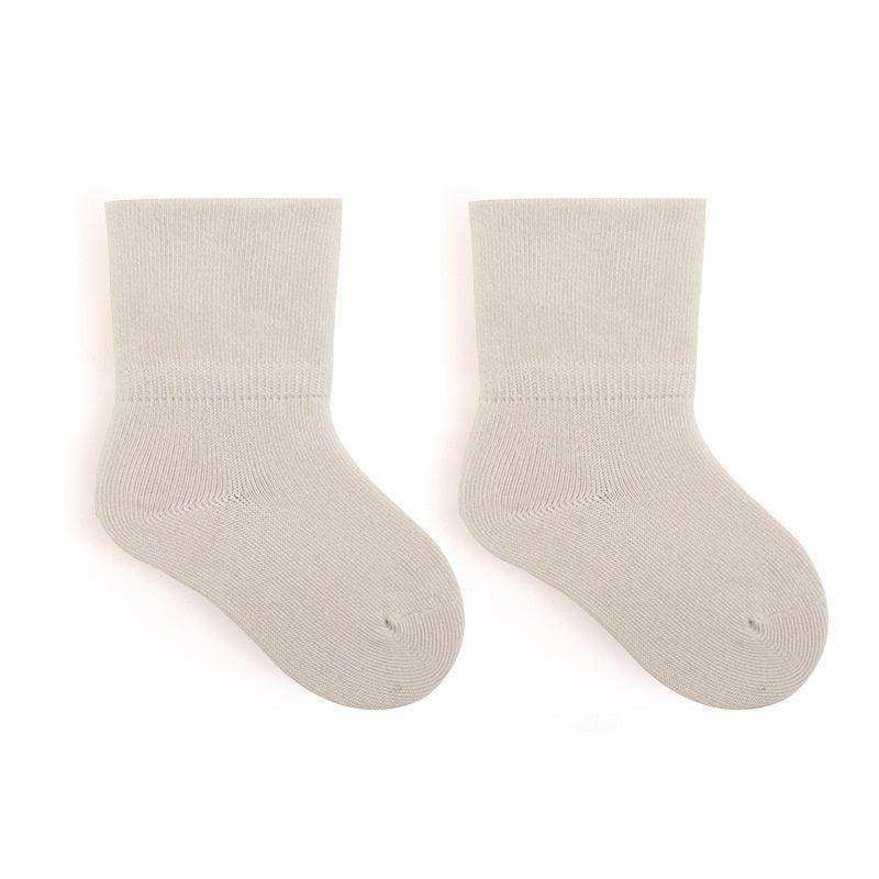 Baby Unisex Solid Color Breathable Mid-Calf Socks - Skoutley Outdoors LLC