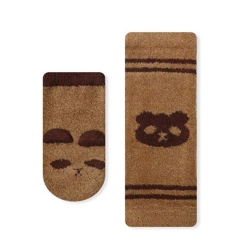 Baby Cartoon Animal Print Pattern Non-Slip Warm Long Socks - Skoutley Outdoors LLC