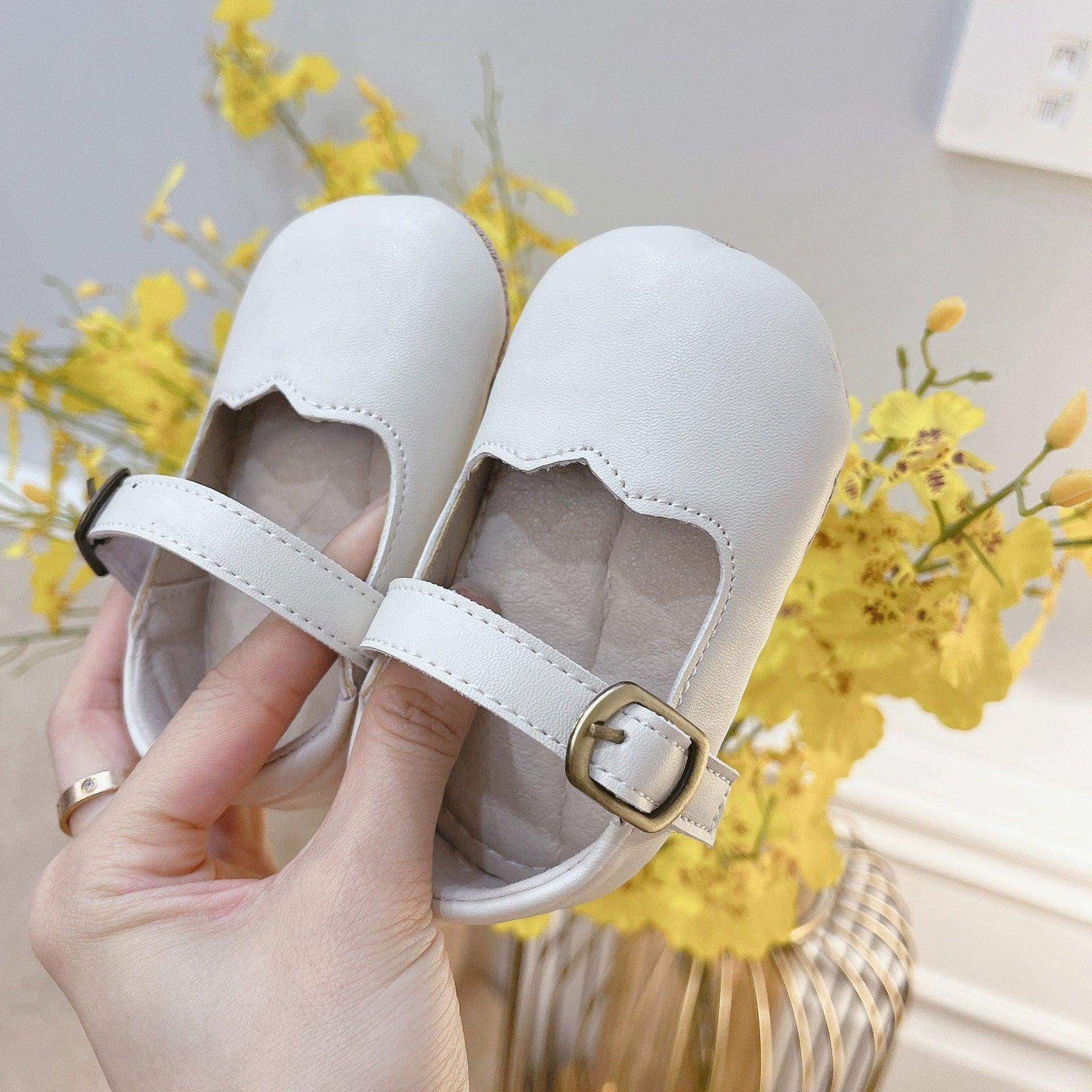 Autumn Fashion Baby Girl Solid Color Leather Toddler Shoes - Skoutley Outdoors LLC