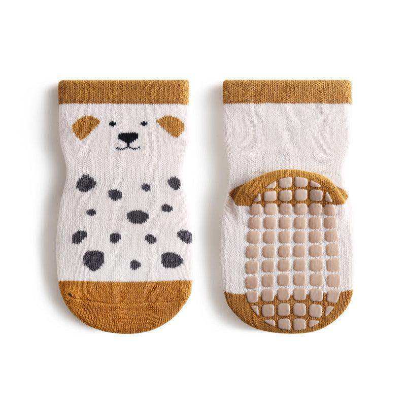 Baby Cartoon Dog Print Pattern Mid Tube Design Fashion Cute Toddler Socks - Skoutley Outdoors LLC