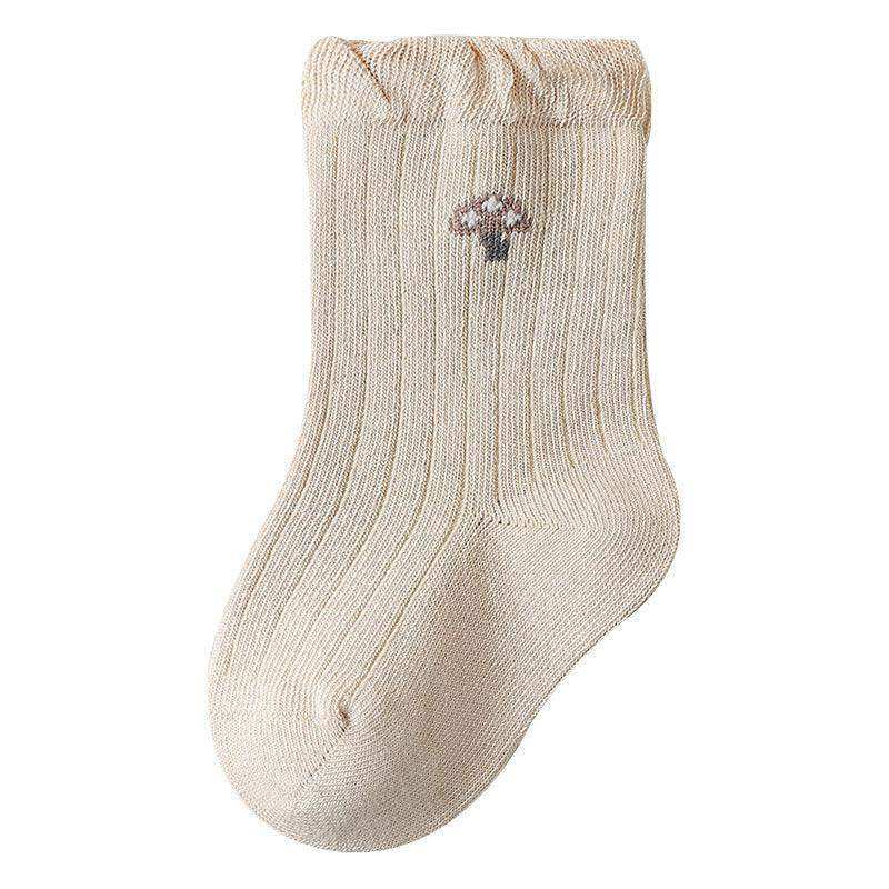 Baby Girls Frilled-Edges Breathable Mid-Calf Socks - Skoutley Outdoors LLC