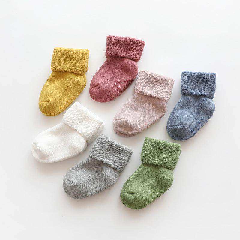 Baby Thickened Soft Cotton Anti-Slip Floor Socks - Skoutley Outdoors LLC